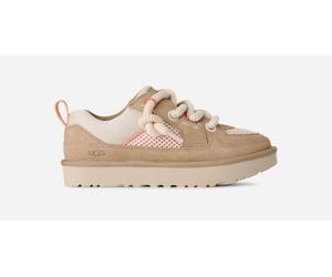 UGG® Lo Lowmel Mesh Trainer in Sand Castle Multi, Size 9, Suede/Polyester