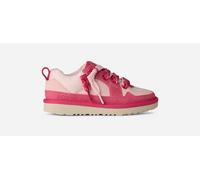 UGG® Lo Lowmel Sneaker for Kids in Pink Bloom/Multi, Size 2, Suede/Textile/Polyester