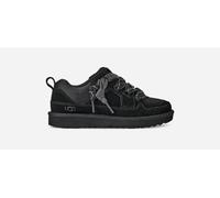 UGG® Lo Lowmel Trainer in Black, Size 2, Suede/Textile/Polyester