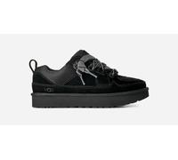 UGG® Lo Lowmel Trainer in Black, Size 3, Suede/Textile/Polyester