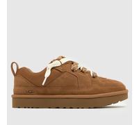 UGG® Lo Lowmel Sneaker for Women in Brown, Size 6, Suede