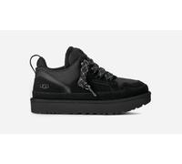 UGG® Lowmel Trainer in Black, Size 8, Suede/Textile/Recycled Materials