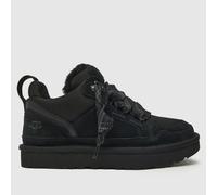 UGG® Lowmel Trainer for Women in Black, Size 6, Canvas/Suede/Recycled Materials