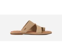 UGG® Matira Slide for Women in Brown, Size 7.5, Suede/Polyester/Leather