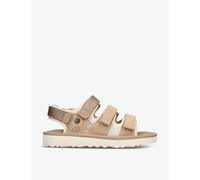 Ugg Mens Beige Goldencoast-strap Suede Sandals Eur 42 / 8 Uk Men