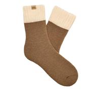 UGG Men's Camdyn Cozy Sock, Chestnut/Cream, One Size