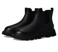 UGG mens Chelsea Lug Leather, Black, 8.5