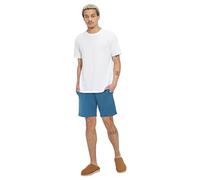 UGG Men's Darian Pajama Set, White/Honor Blue, XL