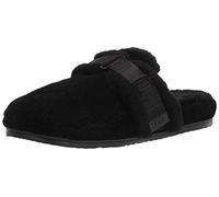 UGG Men's Fluff It Slipper, Summer, Black Tnl Fluff, 2 UK