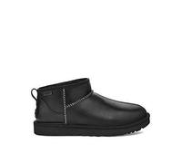 UGG Men's Leather Regen Classic Ultra Mini Boots, Black, Size 8, Men Black
