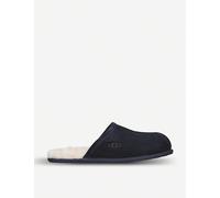 Ugg Mens Navy Scuff Sheepskin Slippers Eur 42 / 8 Uk Men