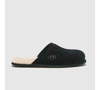 UGG Men's Scuff Slippers in Black & Cream, Suede, Size: 11 UK 11 (EU 45)