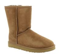 Classic Short Suede Sheepskin Leather Men's Boots