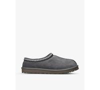 UGG Mens UGG Tasman Shearling-Lined Suede Slippers Grey/Dark Eur 43 / 9 UK Men
