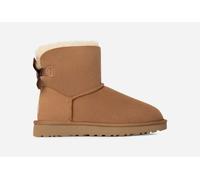 UGG® Mini Bailey Bow II Boot for Women in Brown, Size 8, Shearling/Polyester/Leather