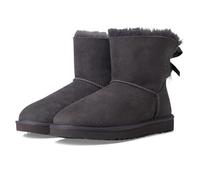 UGG® Mini Bailey Bow II Boot for Women in Grey, Size 4, Shearling/Polyester/Leather