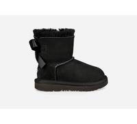 UGG® Mini Bailey Bow II Boot for Kids in Black, Size 7, Suede