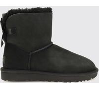 Ugg Mini Bailey Bow II Suede Ankle Boots with Bow Detail - Size: 10 - female