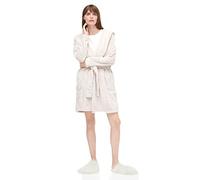 UGG Miranda Hooded Fleece Robe, XS, Moonbeam