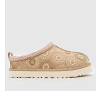 UGG Kids Tazz Sun Stitch Slippers in Beige - Beige - US 4 EU 36 UK 3