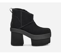 UGG® New Heights Platform Mini Boot in Black, Size 9, Suede/Polyester