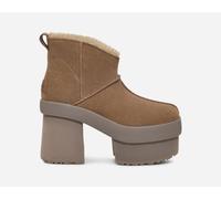 UGG® New Heights Platform Mini Boot in Hickory, Size 8, Suede/Polyester