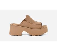 UGG® New Heights Slide for Women in Brown, Size 5, Suede/Polyester