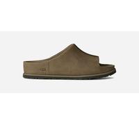 UGG® Otzo Slide in Green, Size 10, Nubuck/Leather