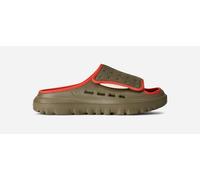 UGG® PeakMod Slide in Burnt Olive/Red Pepper, Size 9, Recycled Materials/Polyester