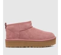 UGG Pink Dawn Classic Ultra Mini Platform Girls Youth Boots UK 5 (EU 38)