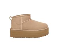 Ugg - Platform boots - W Classic Ultra Mini Platform Sand for Women in Wool - Size 7 UK - Beige Beige 7 UK