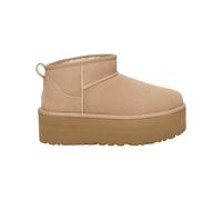 Ugg - Platform boots - W Classic Ultra Mini Platform Sand for Women in Wool - Size 7 US - Brown Brown 7 US