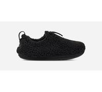 UGG® Plushy Slipper in Black, Size 7, Faux Fur/Textile/Recycled Materials