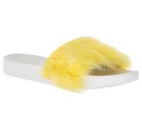 UGG Women's Royale Fur Flip Flops Yellow 38