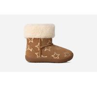 UGG® Sammee Iridescent Stars Boot in Brown, Size 6, Suede/Polyester/Wool