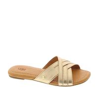 UGG Kenleigh Slide Gold Metallic Sandal, Gold, Size 3, Women Gold