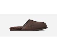 UGG® Scuff Leather Distressed Slipper in Dusted Cocoa, Size 6, Suede/Polyester/Wool