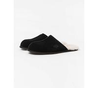 Scuff Suede Mule Slippers Black