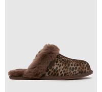 UGG - W Scuffette Caspian Burnt Cedar - 38 - Slippers