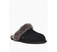 Scuffette II Mule Slippers in Leather Black