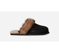 UGG® Scuffette Nubuck Slipper in Black, Size 9, Polyester/Wool