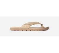 UGG® Seaside II Flip Flop for Men in Brown, Size 9, Leather/Suede/Polyester