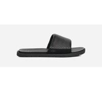 UGG® Seaside Ii Slide in Black, Size 6, Leather/Suede/Polyester