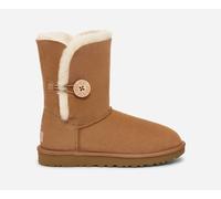 UGG® Short Bailey Button II Boot for Women in Brown, Size 10, Twinface/Polyester/Leather
