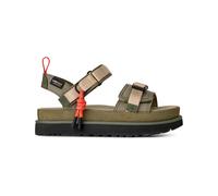 Ugg - Sturdy wedge sandals - W Goldenstar Wildwood Burnt Olive for Women in Recycled Polyester - Size 4 UK - Khaki Khaki 4 UK