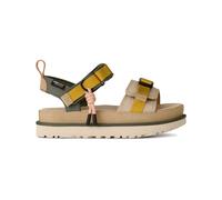 Ugg - Sturdy wedge sandals - W Goldenstar Wildwood Sand Castle for Women in Recycled Polyester - Size 6 UK - Beige Beige 6 UK
