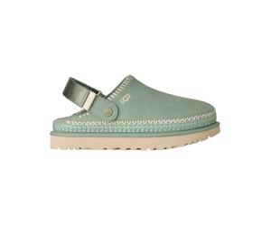Ugg - Suede clogs - W Goldenstar Meadow Accent Clog Artichoke for Women in Wool - Size 4 UK - Green Green 4 UK
