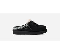 UGG® Tasman Mule in Black, Size 2, Suede/Polyester/Cotton