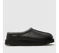 UGG® Tasman Leather Regenerate in Black, Size 7, Leather/Polyester/Wool