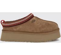 Ugg Tazz II Suede Mules with Platform Sole and Contrasting Stitching - Size: 8 - female